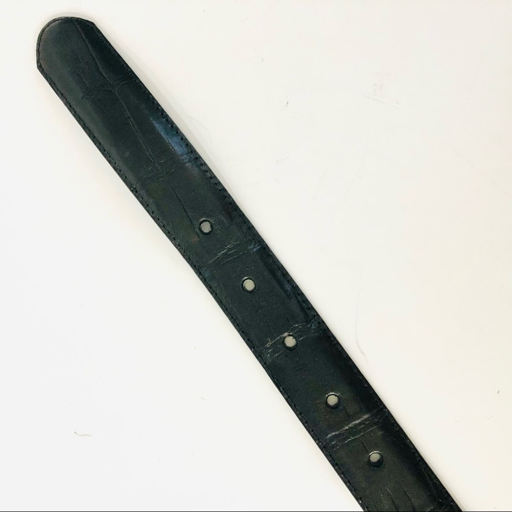 Brighton Disney Croco Embossed Leather Belt Size S. Gently Used - Picture 6 of 9
